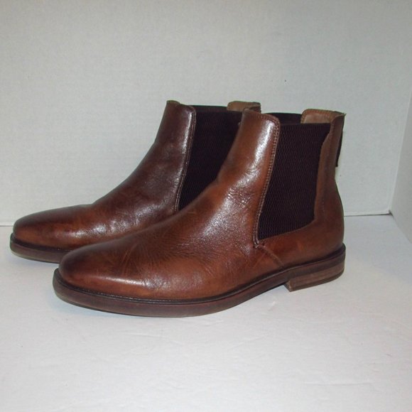 Steve Madden Men's Leather Ankle Boots - Picture 1 of 10